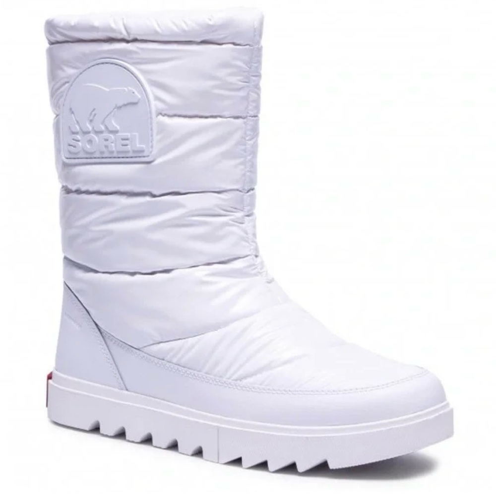 Sorel Women's Joan of Arctic Next Lite Mid Puffy White Winter Boots